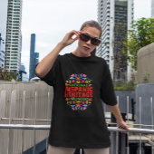 Floral-heispanisch erfgoed t-shirt