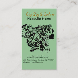 Floral Henna Hair Stylist Salon Spa Haarstylist Afsprakenkaartje