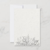 Floral Herdenking Bereavement Bedankt voor je kaar (Achterkant)