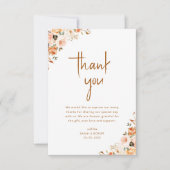 floral herfst bedankt je creditcard (Voorkant)