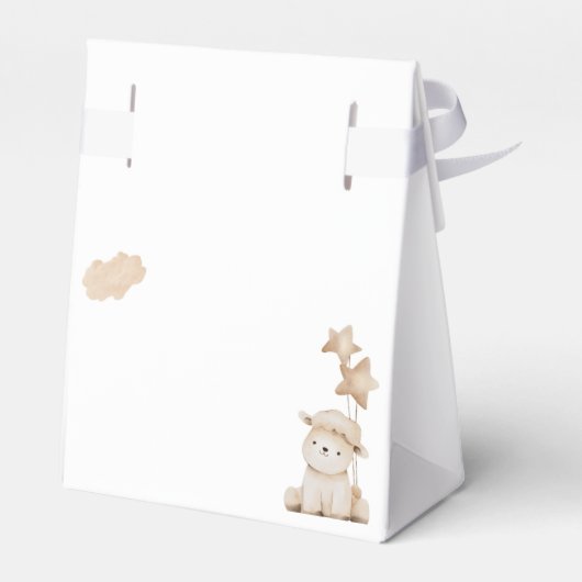 Floral Herfst Cradle Baby shower gunstbox Bedankdoosjes (Achterkant)