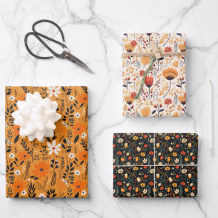 Floral Herfst herfstpatronen inpakpapier vellen