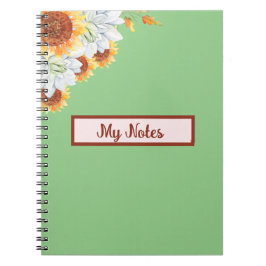 Floral Herfst Inspire School Notitieboek