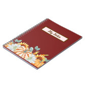 Floral Herfst Inspire School Notitieboek (Linkerzijde)