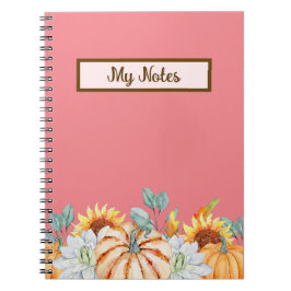 Floral Herfst Inspire School Notitieboek
