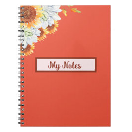 Floral Herfst Inspire School Notitieboek