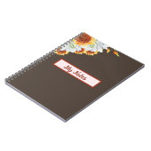 Floral Herfst Inspire School Notitieboek (Linkerzijde)