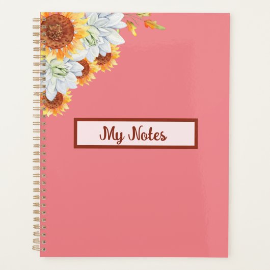 Floral Herfst Inspire School Planner (Voorkant)