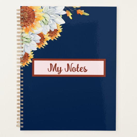 Floral Herfst Inspire School Planner (Voorkant)