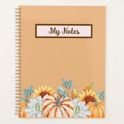 Floral Herfst Inspire School Planner (Voorkant)