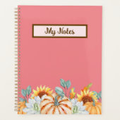 Floral Herfst Inspire School Planner (Voorkant)