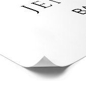 Floral herfst pomkin baby shower welkom poster (Hoek)