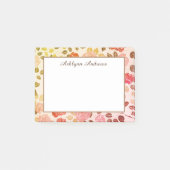 Floral Herfst Post-it® Notes (Voorkant)