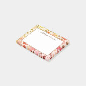 Floral Herfst Post-it® Notes (Schuin)