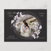 floral herfst save the date post briefkaart (Voorkant)