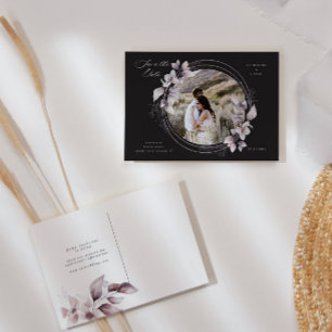 floral herfst save the date post briefkaart