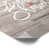 Floral het Welkomstteken van het Vrijgezellenfeest Poster (Hoek)