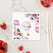 Floral heteluchtballon reizen Vrijgezellenfeest Servet (Insitu)