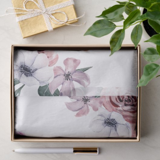 Floral heteluchtballon reizen Vrijgezellenfeest Tissuepapier (Geschenk)