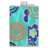 Floral Heupfles (Achterkant)