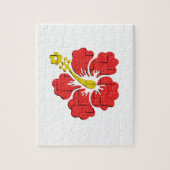 Floral Hibiscus Legpuzzel (Verticaal)