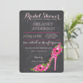 Floral Hiel Vrijgezellenfeest Bachelorette Kaart (Staand voorkant)
