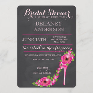 Floral Hiel Vrijgezellenfeest Bachelorette Kaart