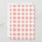 Floral High Tea Party Birthday Invite Kaart (Achterkant)