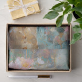 Floral Highland Koe in Barok Suit Decoupage Tissuepapier (Geschenk)