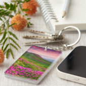 Floral Hill Acrylische Sleutelhanger (Voorkant Rechts)