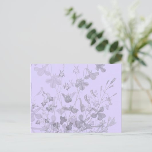Floral Hint Briefkaart (Staand voorkant)