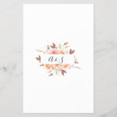 Floral Hoe goed ken je de bride game card? Flyer (Achterkant)