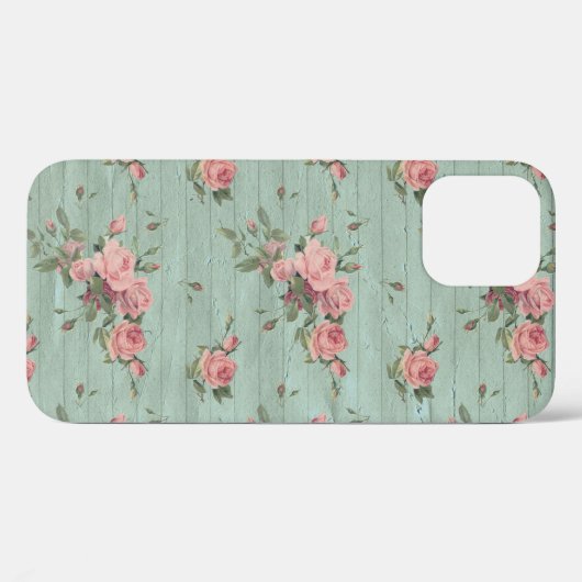  Floral Hoesje-Mate iPhone Case (Achterkant (horizontaal))