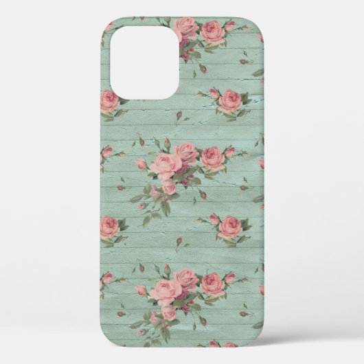 Floral Hoesje-Mate iPhone Case (Achterkant)