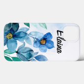 Floral Hoesje-Mate iPhone Case (Achterkant (horizontaal))