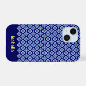 Floral Hoesje-Mate iPhone case iPhone 15 Case (Achterkant horizontaal)