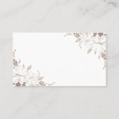 Floral Hoeveel Corks Vrijgezellenfeest kaartspel Plaatskaartje (Achterkant)