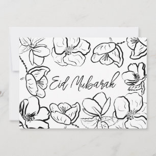 Floral, home decor cadeaus Eid Mubarak home decor Kaart