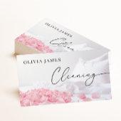 Floral Home Schoonmaak Maid Housekeeper service Visitekaartje