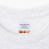 Floral Homemade voor u kleine vierkante waslabel Labels (Aangebracht)