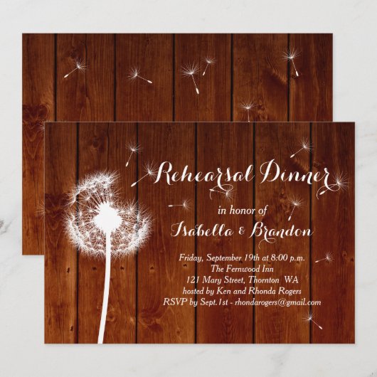 Floral & Hood repetitie Kaart (Voorkant / Achterkant)