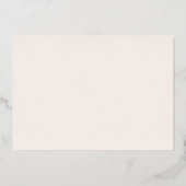 Floral Hoop FOLIE foto bruiloft uitnodiging (Achterkant)