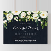 Floral Horizontal Rehearsal Welkomstbord Poster