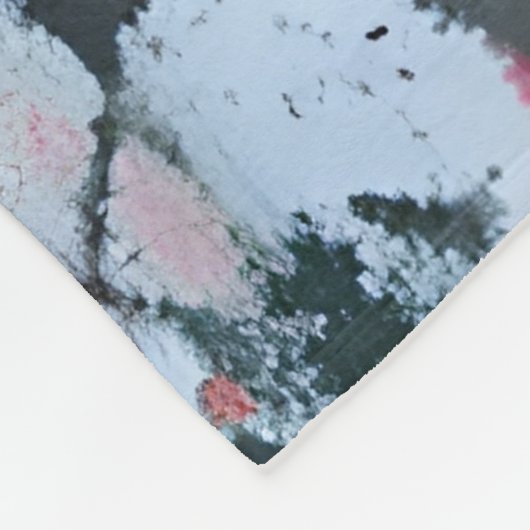 Floral Horse Fleece Blanket (Hoek)