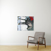 Floral Horse Tapestry Wandkleed (In Situ (horizontaal))