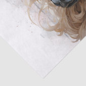 Floral Horse Tissuepapier (Detail)