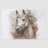 Floral Horse Tissuepapier (Voorkant)