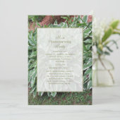 Floral Housewarming Party Kaart (Staand voorkant)