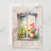 Floral Housewarming Party uit het bijtende land Kaart (Achterkant)