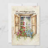 Floral Housewarming Party uit het bijtende land Kaart (Achterkant)